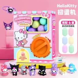 Sanrio Hello kitty Kuromi Twisting Egg Machine Fun Capsule Lottery Decompression Toy Twisting Egg Action Figure Christmas Gifts