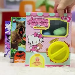 Sanrio Hello kitty Kuromi Twisting Egg Machine Fun Capsule Lottery Decompression Toy Twisting Egg Action Figure Christmas Gifts