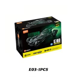 Original Blokees Wheels Batman E03 Dawn Breaking Blind Box DC Batmobile Model Kit 1:64 Scale Collectible Car Toys
