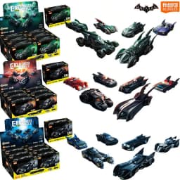 Original Blokees Wheels Batman E03 Dawn Breaking Blind Box DC Batmobile Model Kit 1:64 Scale Collectible Car Toys