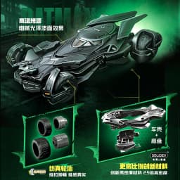 Original Blokees Wheels Batman E03 Dawn Breaking Blind Box DC Batmobile Model Kit 1:64 Scale Collectible Car Toys