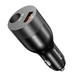 Power Charger for Starlink Mini Car Adapter with 12V-24V to 30V DC Step Up Converter USB-A QC 3.0 Cigarette Lighter Adapter