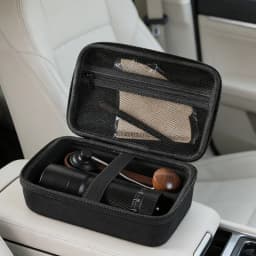 Hard Shell Case for Manual Coffee Grinder Portable Travel Carrying Bag Handheld Coffee Grinder Protective Pouch with Handle Stor
