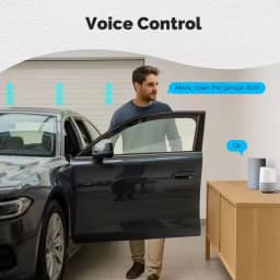 MOES Tuya Zigbee Garage Door Controller Switch Module Door Opener Voice Control Smart App Remote Work With Alexa Google Home