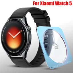 1-5PCS Tempered Glass For XIAOMI Watch 5 Quick Installation HD Clear Cover Film Screen Protector For Xiaomi Watch 5 Accessories