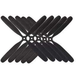 10.5x8 Inch 4-Blade Motion P51 Style Propeller for 1080 Model Airplanes Small Parts Accessory for Remote Control Toys