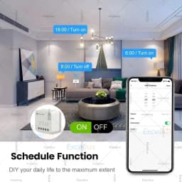 10A Mini Zigbee Smart Switch Module DIY Lighting Relay Breaker Intelligent Life App Control Work with Home Assistant Zigbee2MQTT