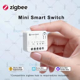 10A Mini Zigbee Smart Switch Module DIY Lighting Relay Breaker Intelligent Life App Control Work with Home Assistant Zigbee2MQTT