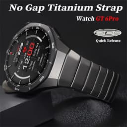 No Gap Titanium Strap for Huawei Watch GT 6Pro Luxury Quick Release Metal Bracelet for Huawei Watch GT6Pro Specialized Strap
