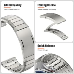 No Gap Titanium Strap for Huawei Watch GT 6Pro Luxury Quick Release Metal Bracelet for Huawei Watch GT6Pro Specialized Strap