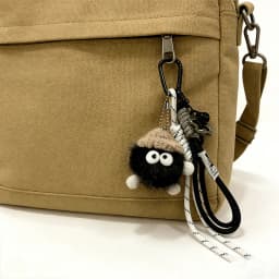 Women Bag Pendants Coal Ball Cute Dopamine Fashionable Bag Accessories Multifunctional Keychains Couple Gifts