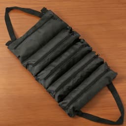 Professional Tool Bag for Mechanics Electricians Carpenters Oxford Roll Up Organizer Garage Storage Portable Multiple Zipper
