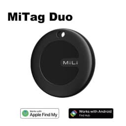MiTag Duo Smart Tracker Tag Item Finders Compatible with IOS and Google Find Hub App IP67 Waterproof Bluetooth Tracking Tag