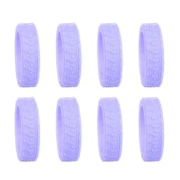 8PCS Thick Silicone Luggage Wheel Protection Cove, Soft and Silent, Suitable for Handcarts, Boxes, Stools, and Wheel Accessories