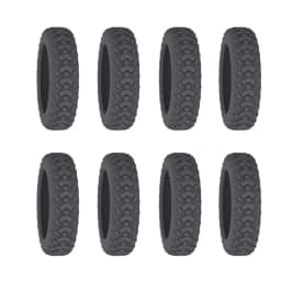 8PCS Thick Silicone Luggage Wheel Protection Cove, Soft and Silent, Suitable for Handcarts, Boxes, Stools, and Wheel Accessories