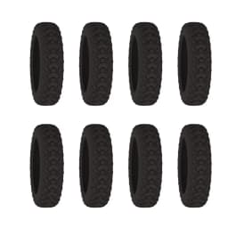 8PCS Thick Silicone Luggage Wheel Protection Cove, Soft and Silent, Suitable for Handcarts, Boxes, Stools, and Wheel Accessories