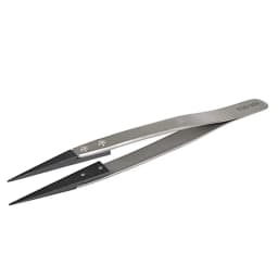 ESD 259 High Quality Handle Stainless Tweezers With 8Pcs Exchengeable Antistatic Plastic Tips Suit For Different Work