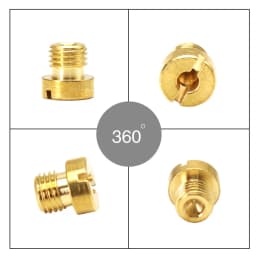 ZSDTRP 10Pcs/set 6mm Main Jet M6 Jets For Dellorto Carburetor PHBH PHBL PHBN PHBE PHBR PHVA PHVB #66-#155