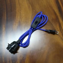 220V AC EU Plug Power Cord Fabric Covered Cable with On/Off Switch E27 Bakelite Lamp Holder Plug-In Cords for DIY Hanging Light