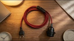 220V AC EU Plug Power Cord Fabric Covered Cable with On/Off Switch E27 Bakelite Lamp Holder Plug-In Cords for DIY Hanging Light