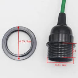 220V AC EU Plug Power Cord Fabric Covered Cable with On/Off Switch E27 Bakelite Lamp Holder Plug-In Cords for DIY Hanging Light