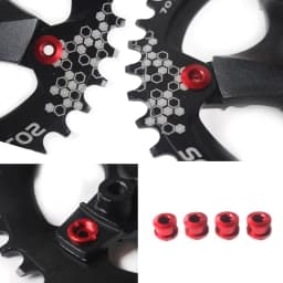 BUCKLOS Bike Chainring Bolts Single/Double/Triple Speed Disc Chainwheel Screws Fits for Bicycle Crank and Chain Ring 5pcs A Lot