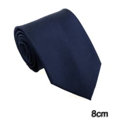 HUISHI 8CM 8 Styles Men's Solid Dark Blue Color Neck Tie 6cm Waterproof Jacquard Necktie Daily Wear Cravat Wedding Party For Men