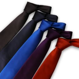 HUISHI 8CM 8 Styles Men's Solid Dark Blue Color Neck Tie 6cm Waterproof Jacquard Necktie Daily Wear Cravat Wedding Party For Men