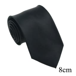 HUISHI 8CM 8 Styles Men's Solid Dark Blue Color Neck Tie 6cm Waterproof Jacquard Necktie Daily Wear Cravat Wedding Party For Men