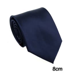 HUISHI 8CM 8 Styles Men's Solid Dark Blue Color Neck Tie 6cm Waterproof Jacquard Necktie Daily Wear Cravat Wedding Party For Men