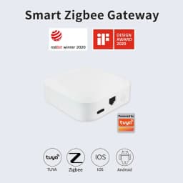 Lincukoo Tuya ZigBee Smart Hub Wired Gateway Bridge Support Smart Life APP Connect 64 Tuya ZigBee Devices.
