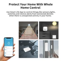 Lincukoo Tuya ZigBee Smart Hub Wired Gateway Bridge Support Smart Life APP Connect 64 Tuya ZigBee Devices.