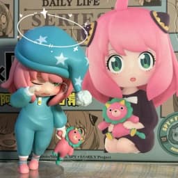 SPY×FAMILY Anya Forger Blind Box, Anime Figure Set, Cute Kawaii Collectible Toy, Desk Decor & Birthday Gift for Fans Girls Toy