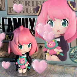SPY×FAMILY Anya Forger Blind Box, Anime Figure Set, Cute Kawaii Collectible Toy, Desk Decor & Birthday Gift for Fans Girls Toy