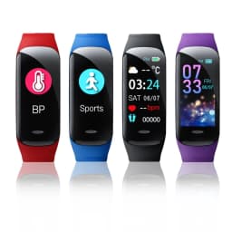 C1 Plus Smart Watch Fitness Tracker Bluetooth Heart Rate Blood Pressure Monitor Step Counting Sports Bracelet for Men Women 2026