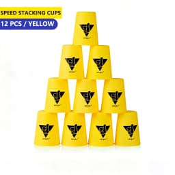 Speed Stacks | SENGSO Official Sport Stacking Set, 12 Cups Speed Stacking Cups | ABS Materials, Low Friction for Competition