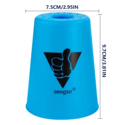 Speed Stacks | SENGSO Official Sport Stacking Set, 12 Cups Speed Stacking Cups | ABS Materials, Low Friction for Competition