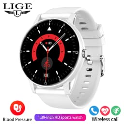 LIGE 2026 Outdoor Smart Watch Men 2.01" Screen lP68 Waterproof Watches Rugged Military Bluetooth Call Smartwatch For Android lOS