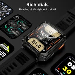 LIGE 2026 Outdoor Smart Watch Men 2.01" Screen lP68 Waterproof Watches Rugged Military Bluetooth Call Smartwatch For Android lOS