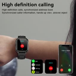 LIGE 2026 Outdoor Smart Watch Men 2.01" Screen lP68 Waterproof Watches Rugged Military Bluetooth Call Smartwatch For Android lOS