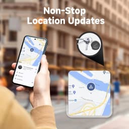 LiTag Duo Tracker Tag MiLi Smart Tag Item Finders Compatible with IOS Find My or Google Find Hub App Key Finder Item Locator
