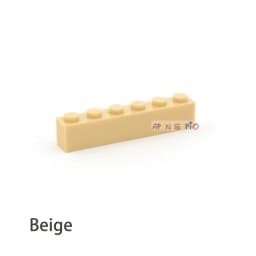40pcs DIY Building Blocks Thick Figures Bricks 1x6 Dots Educational Creative Size Compatible With 3009 Plastic Toys for Children