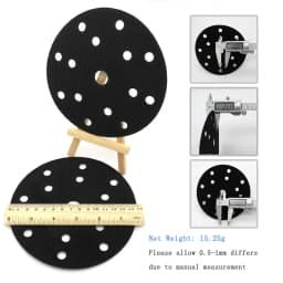 2PCS 6 Inch Hook and Loop Pad Saver Interface Pad Surface Protection Disc 150mm Protector for Sanding Pad Random Orbital Sander