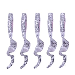 5PCS Long Tail Worm Soft Lures Swimbaits 60mm 1.8g Jig Wobblers Tackle Smell With Salt Silicone Artificial Bait Bass Carp Pesca