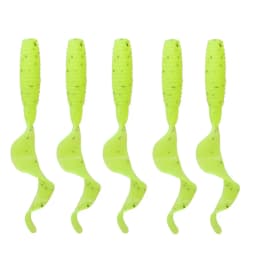 5PCS Long Tail Worm Soft Lures Swimbaits 60mm 1.8g Jig Wobblers Tackle Smell With Salt Silicone Artificial Bait Bass Carp Pesca