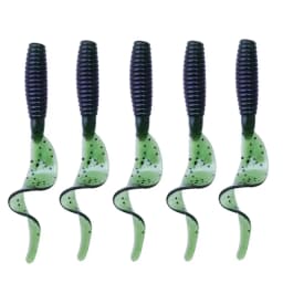 5PCS Long Tail Worm Soft Lures Swimbaits 60mm 1.8g Jig Wobblers Tackle Smell With Salt Silicone Artificial Bait Bass Carp Pesca