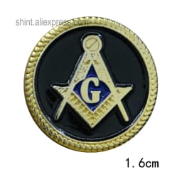 Masonic Smaller Lapel Pins Badge Mason Freemason FORGET ME NOT Sun Past Master Commemorative Freemasonry Accessories