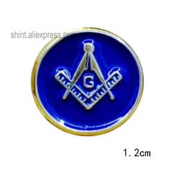 Masonic Smaller Lapel Pins Badge Mason Freemason FORGET ME NOT Sun Past Master Commemorative Freemasonry Accessories