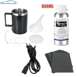 Car Headlight Polishing Restoration Kit Auto Headlight Restorer Repair Set Workshop Tools 800ML Liquid Polymer Evaporator