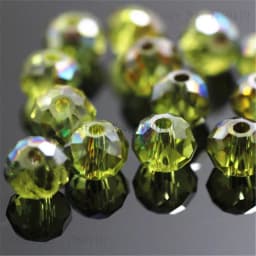 Isywaka Dark Red Colors 4*6mm 50pcs Rondelle Austria Faceted Crystal Glass Beads Loose Spacer Round Beads for Jewelry Making
